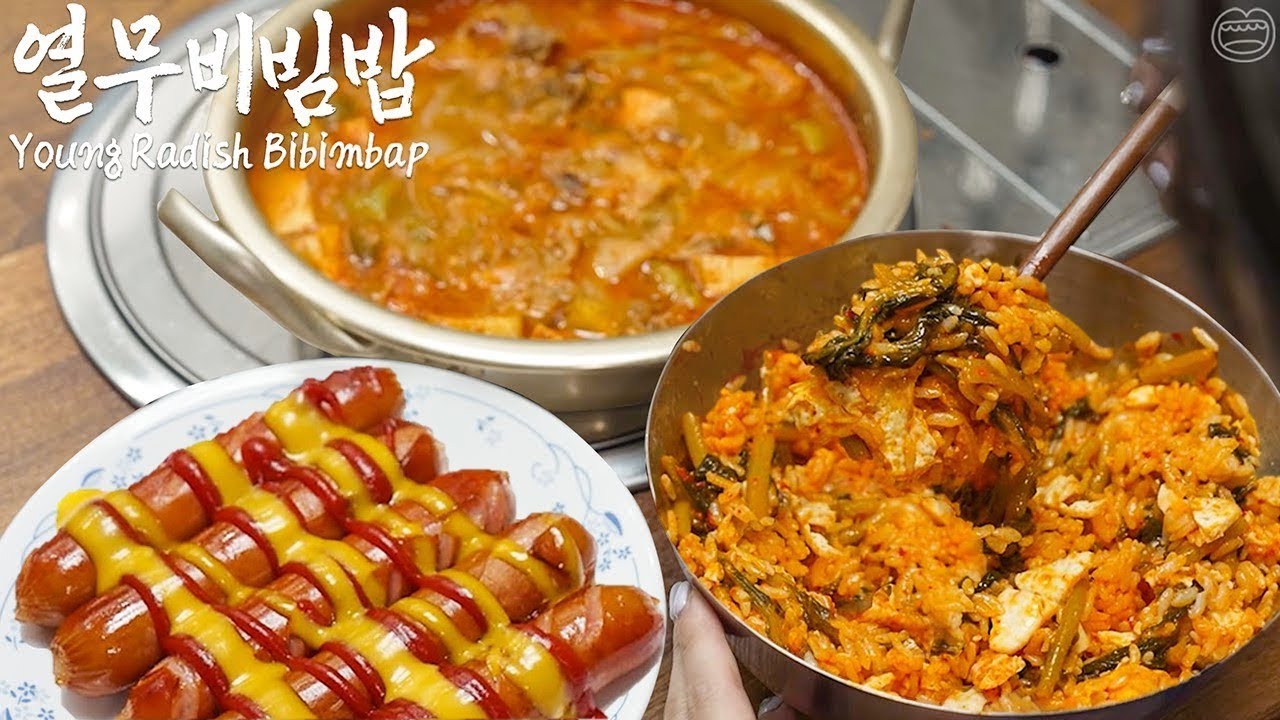 Настоящий мукбанг :) Пибимпап и говяжья грудинка Рагу из соевой пасты ☆ Korean Comfort food