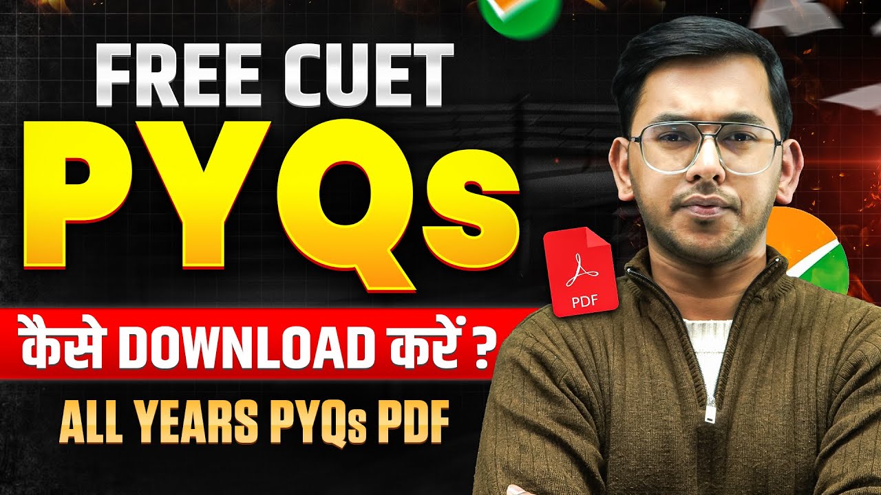FREE CUET PYQs🔥 | All Subjects CUET NTA Previous Year Questions with Answers PDF | CUET 2026
