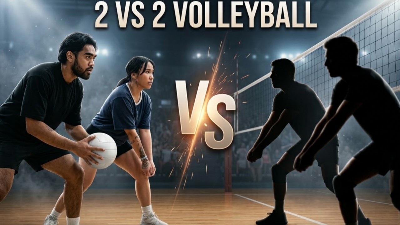 We Got Challenged to a VOLLEYBALL Match!!