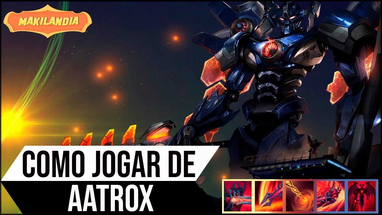 🔴 COMO JOGAR DE AATROX (REWORK) - UM ANJO GUARDIÃO A CADA ULTI - FALA DO CHAMP O GUIA DEFINITIVO