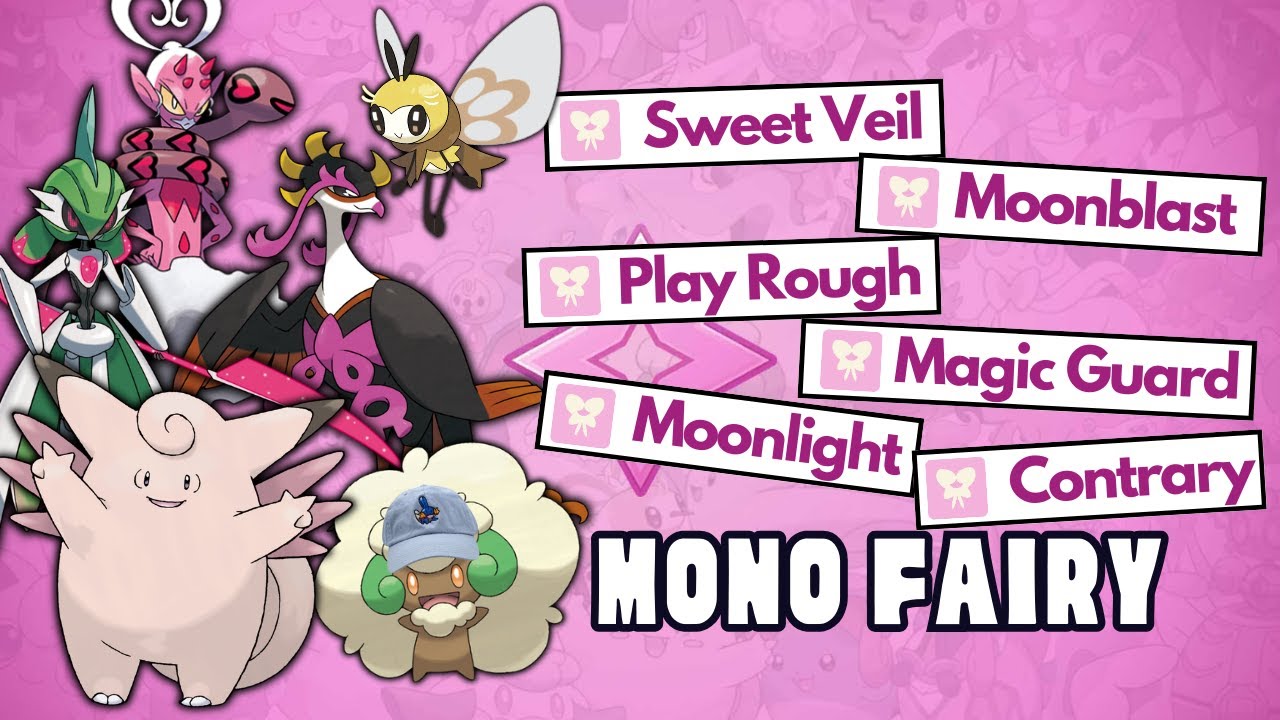 Do You Believe In Fairies? Mono Fairy Pokemon Showdown Team