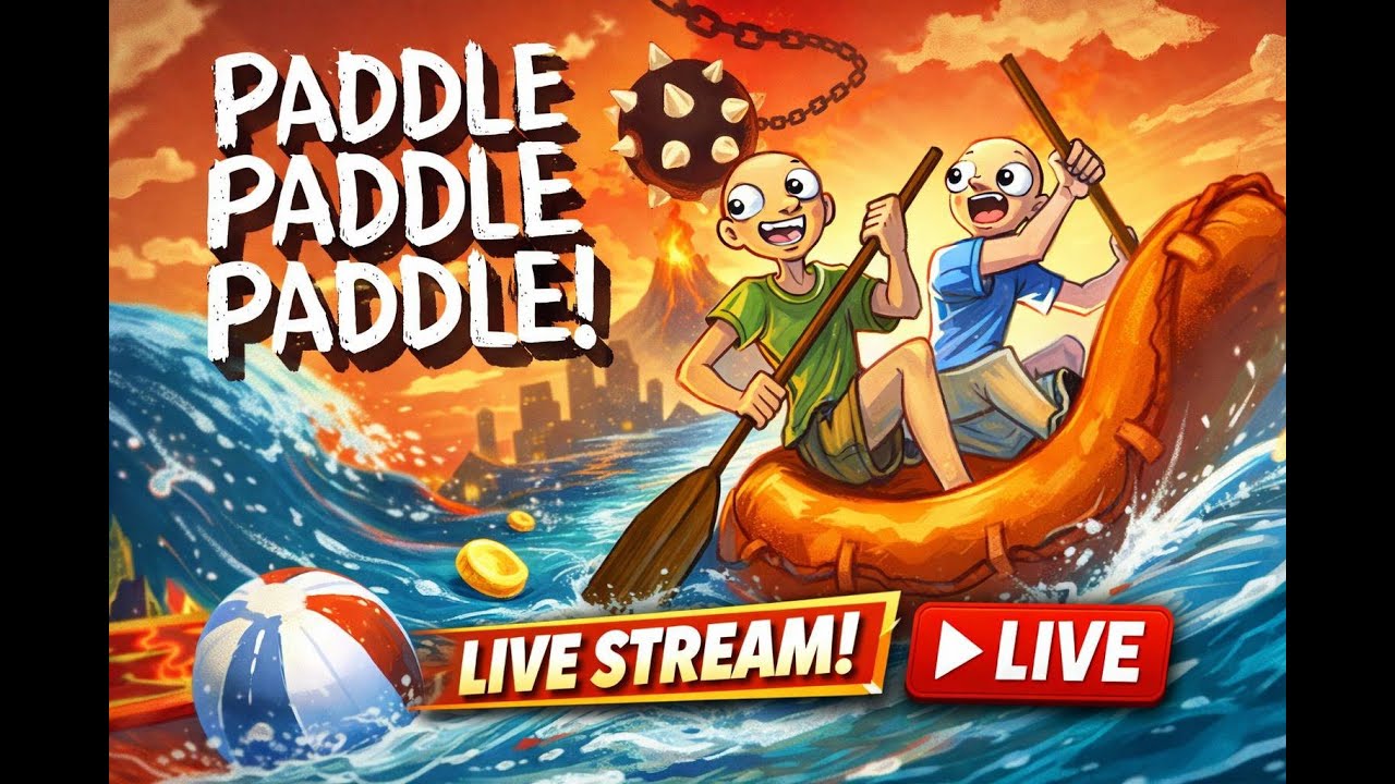 Paddle Paddle live! only fun #gaming #livestream #fyp #s8ul #paddle #gingeryt #fungames #comedygame