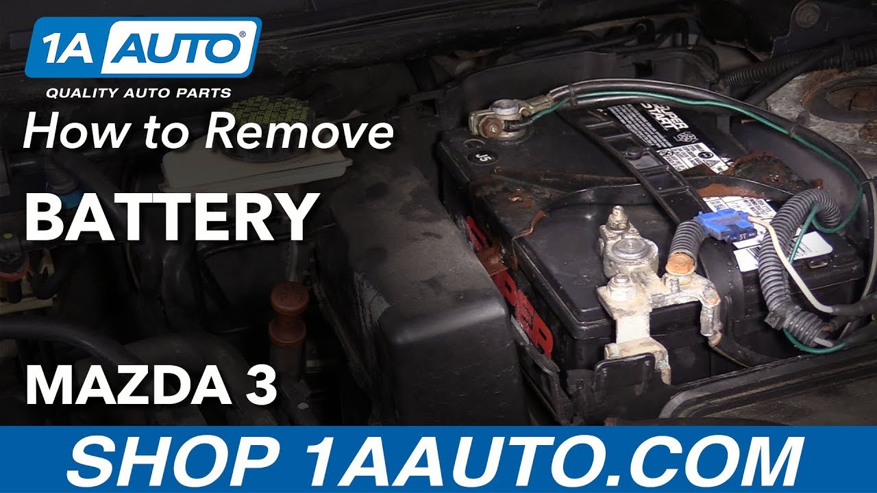 How to Replace Battery 03-09 Mazda 3