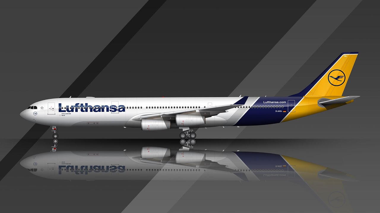 I redesigned the Lufthansa livery (all new branding!)