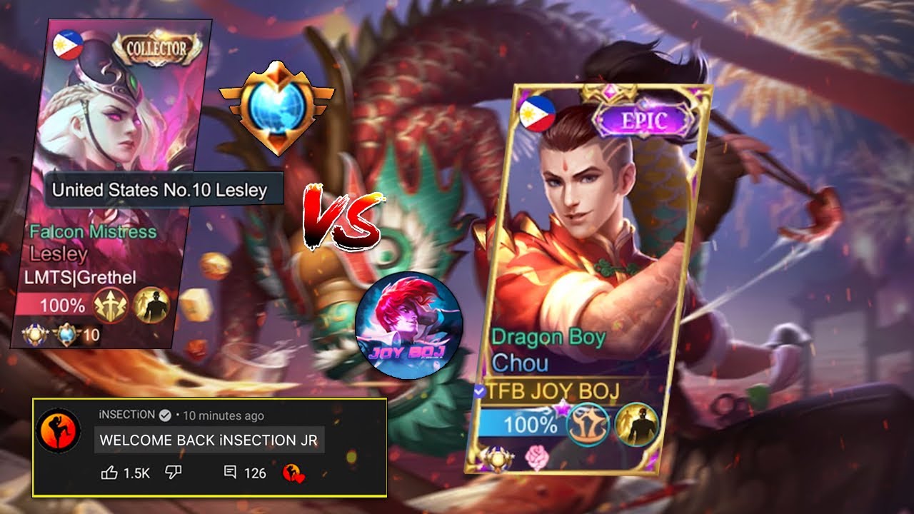 SUPER ANNOYING TANK CHOU | TOP 10 GLOBAL LESLEY? | WHO WILL WIN |🔥