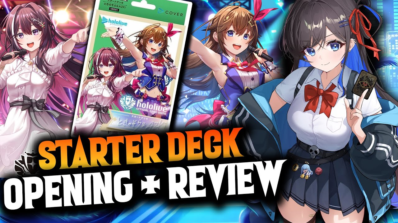 hololive Official Card Game Starter Deck Opening and Review!