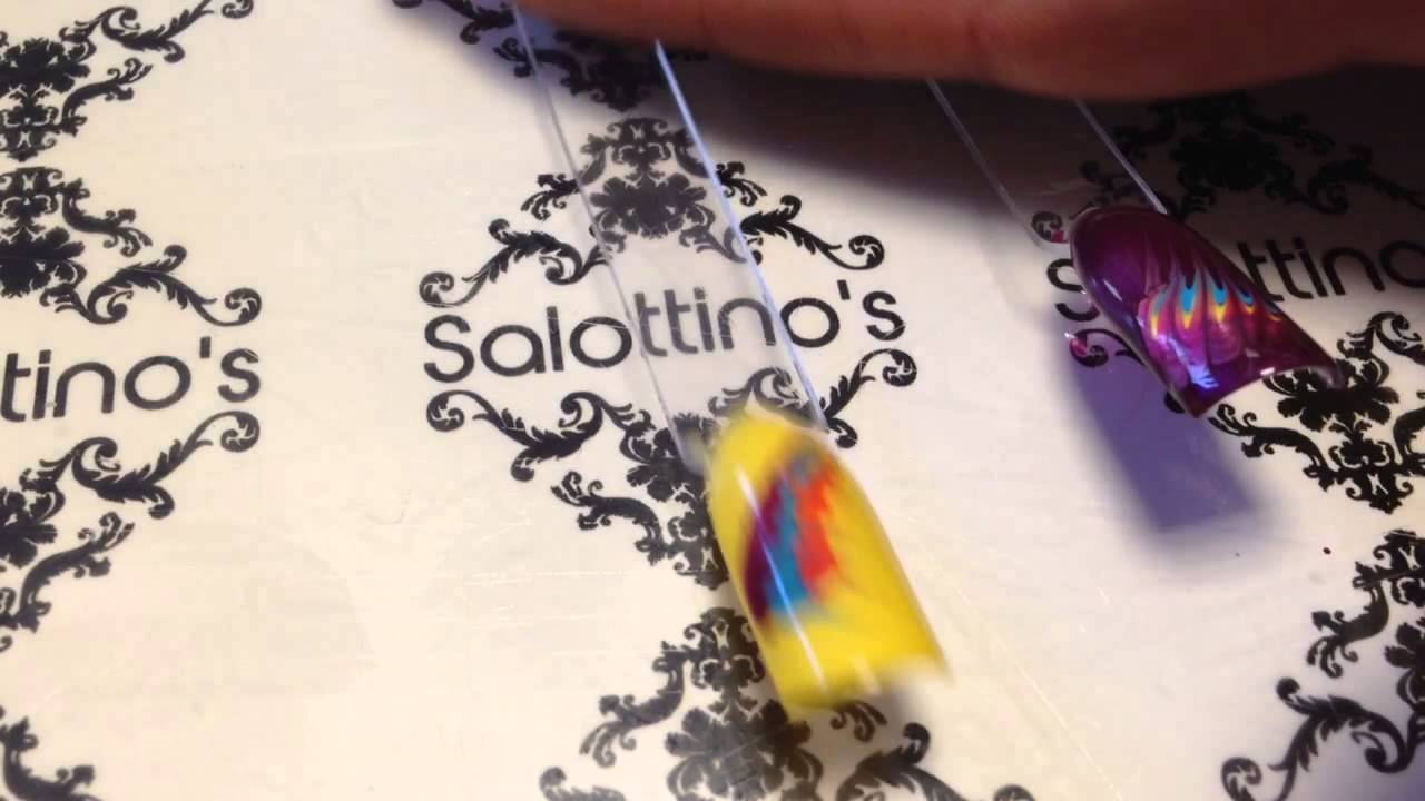 Nail art using CND Shellac