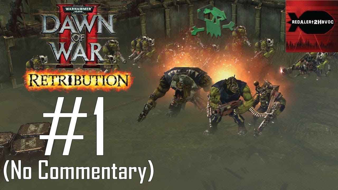 WH40K Dawn of War 2: Retribution: Orks Campaign Playthrough Part 1 (Ladon Swamplands, No Commentary)