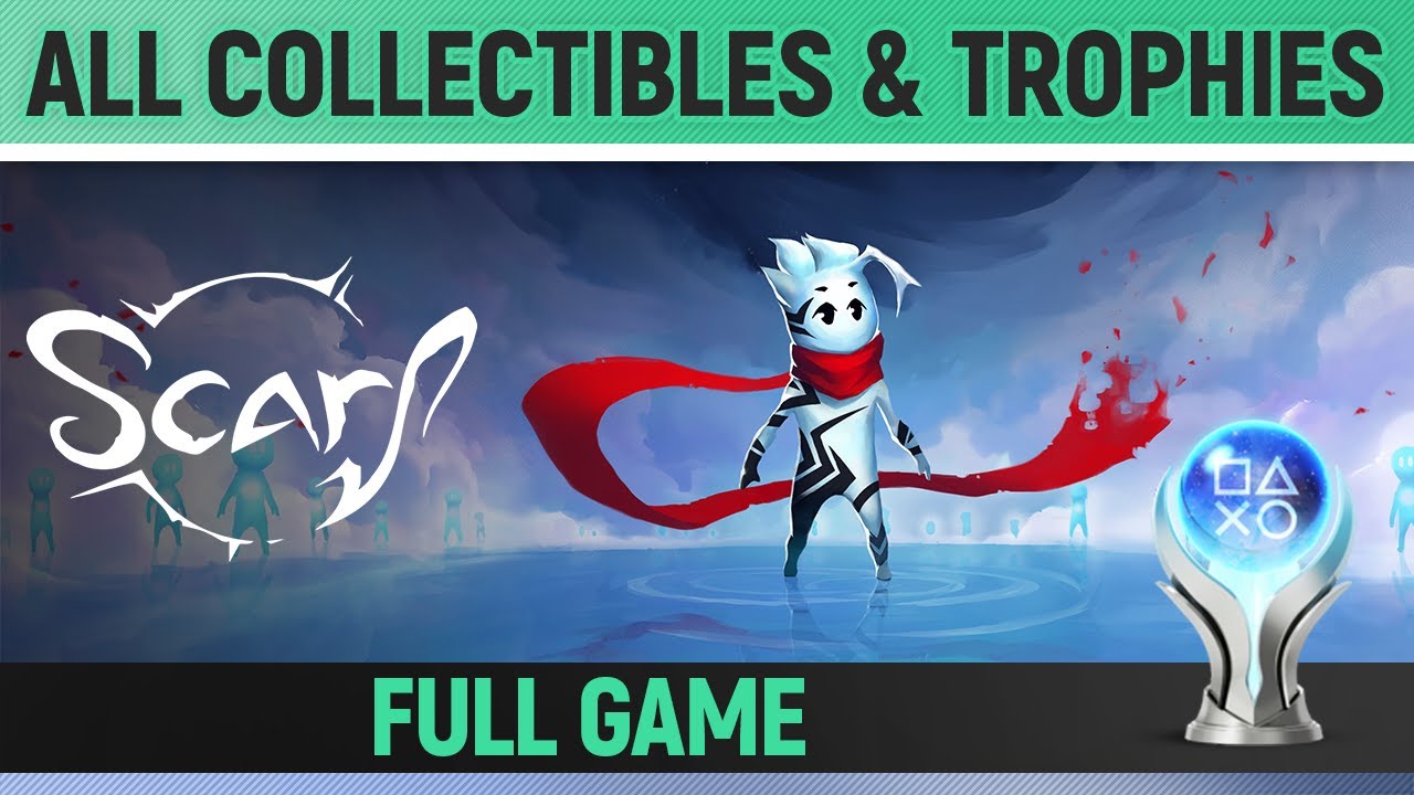 SCARF - All Collectibles & Trophies - Full Game 🏆 All Inks, Drawings & Toys