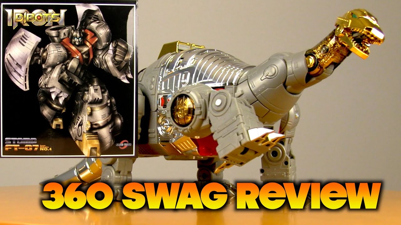 360 Swag Review: FT-07 Iron Dibots Stomp (Transformers Masterpiece Dinobot Sludge)