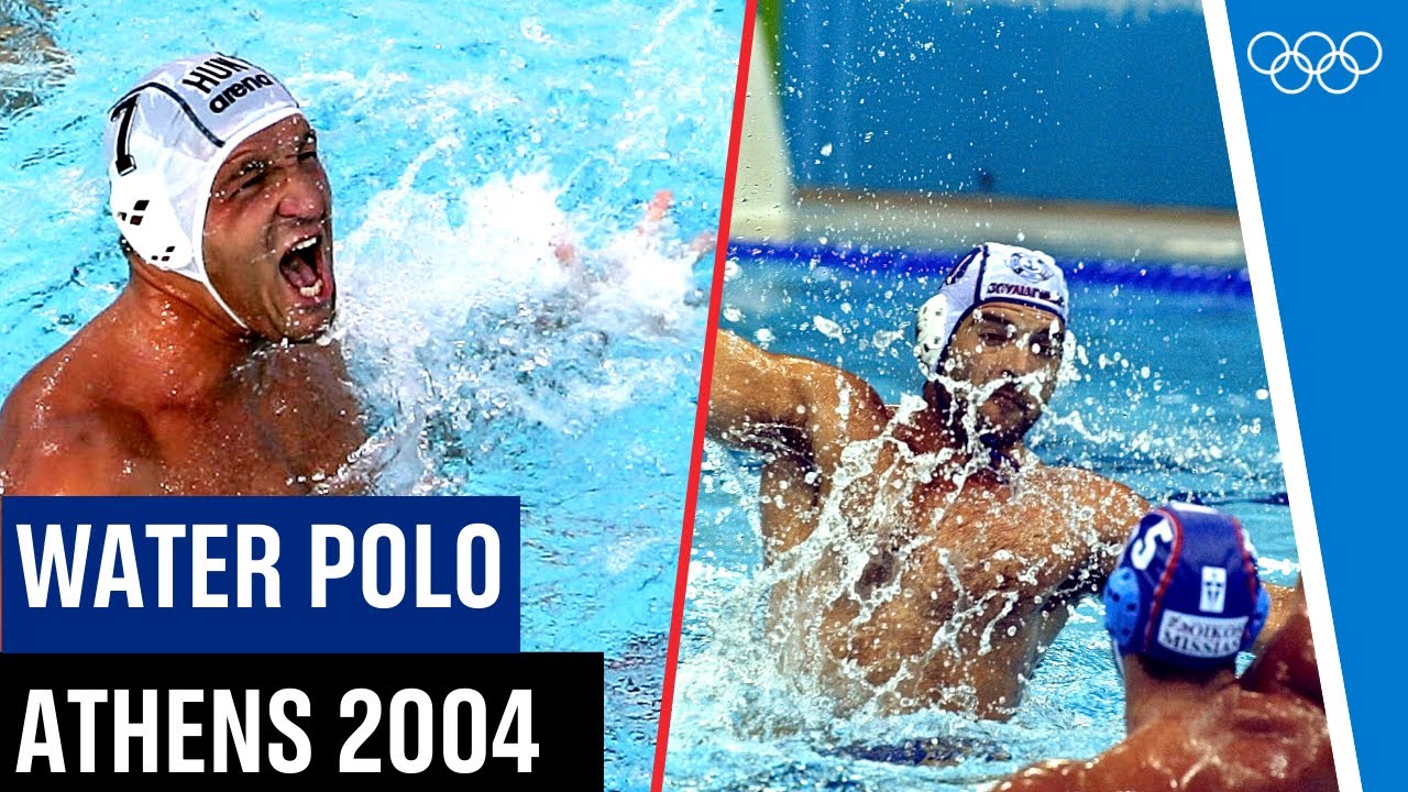Hungary 🆚 Serbia & Montenegro | Incredibly CLOSE water polo final! | Athens 2004