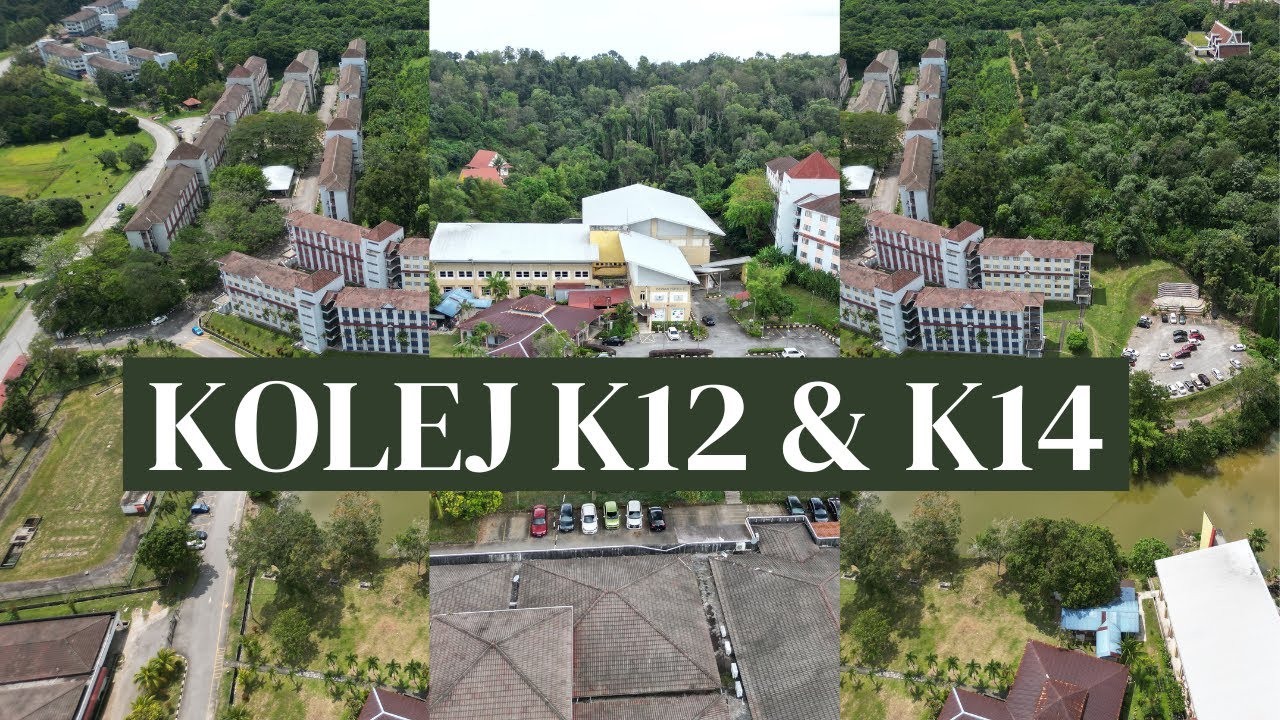 [ 4K ] UPM Serdang Kolej K12 and K14: A Breathtaking Aerial View of the Campus