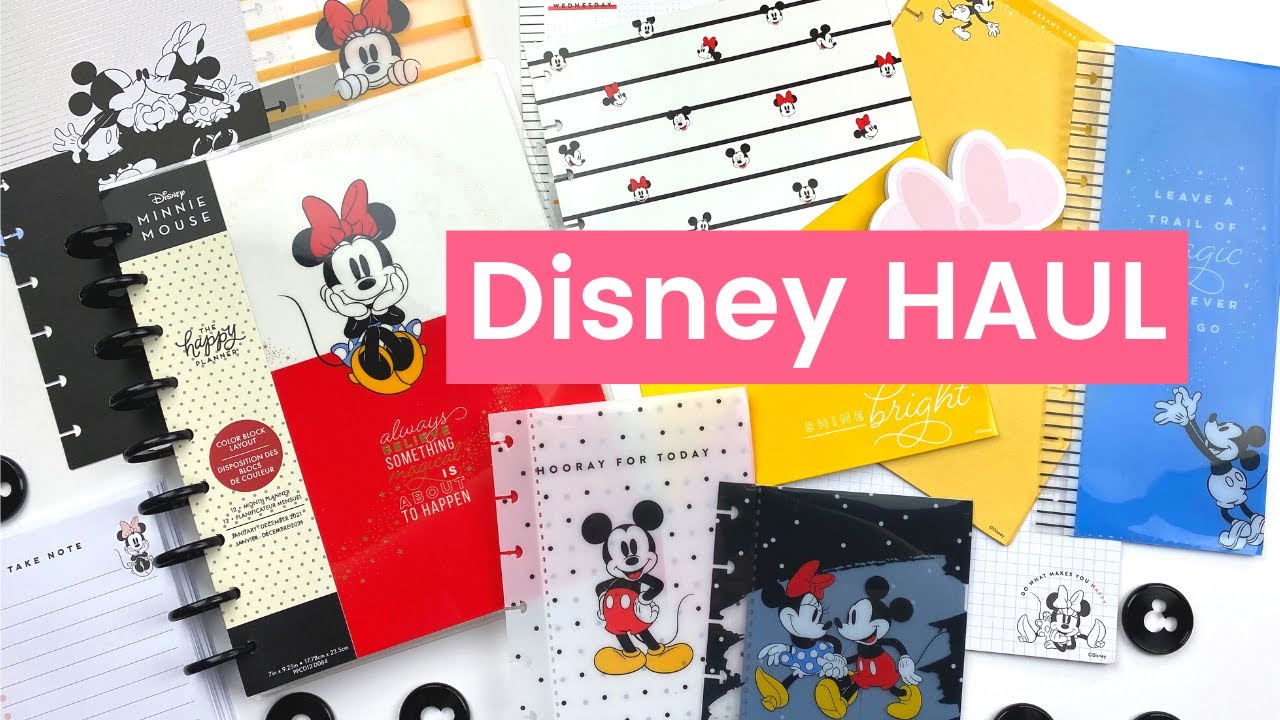 Disney + The Happy Planner HAUL unboxing LIVE