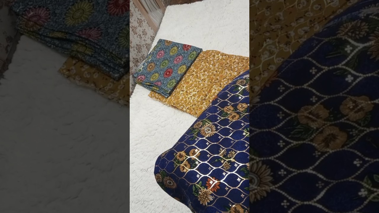 #2 piece linen stuff with beautiful fancy look 