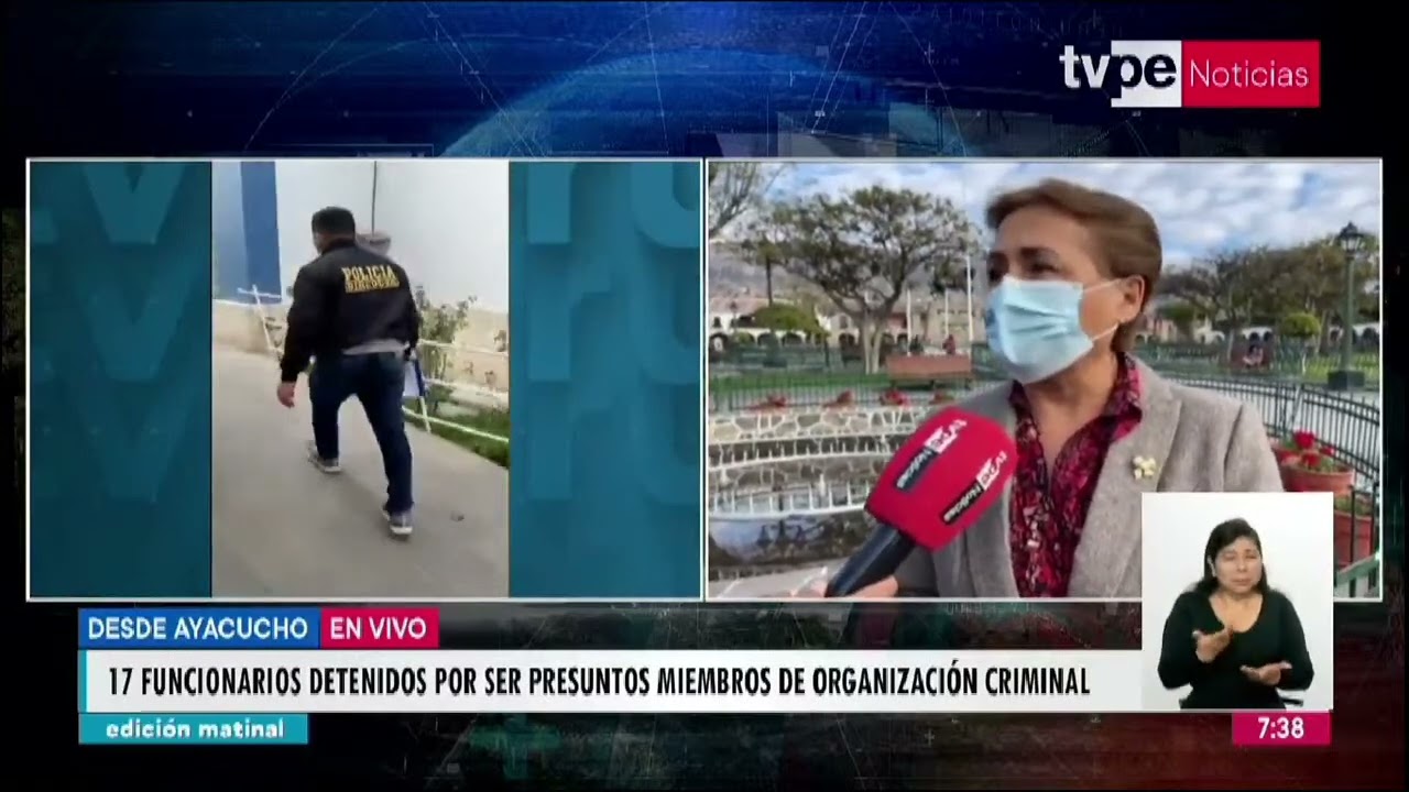 17 funcionarios son detenidos por pertenecer a la banda “Los hospitalarios” en Ayacucho