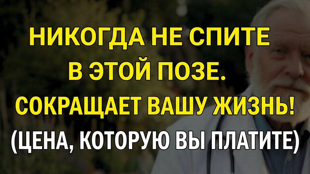 Никогда не спи в этой позе после 60. Скрытые опасности, сокращающие жизнь.