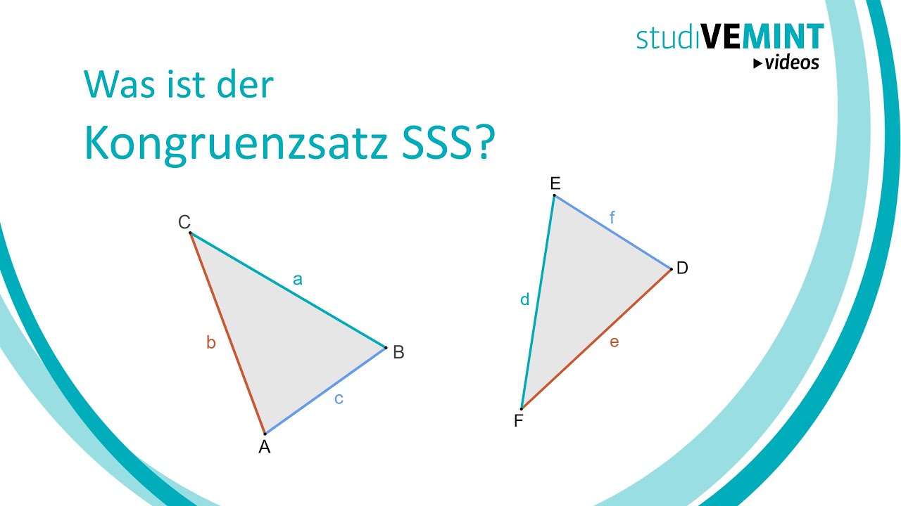 Was ist der Kongruenzsatz SSS?