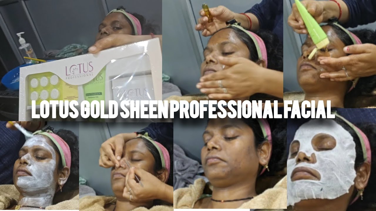 How to Lotus gold sheen facial and bleach Lotus gold sheen professional facial करने का सही तरीका ✅