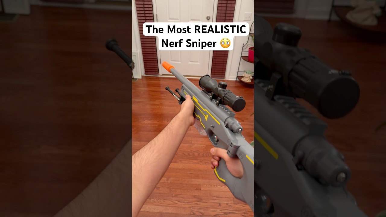 The Most REALISTIC Nerf Sniper 😳 #shorts