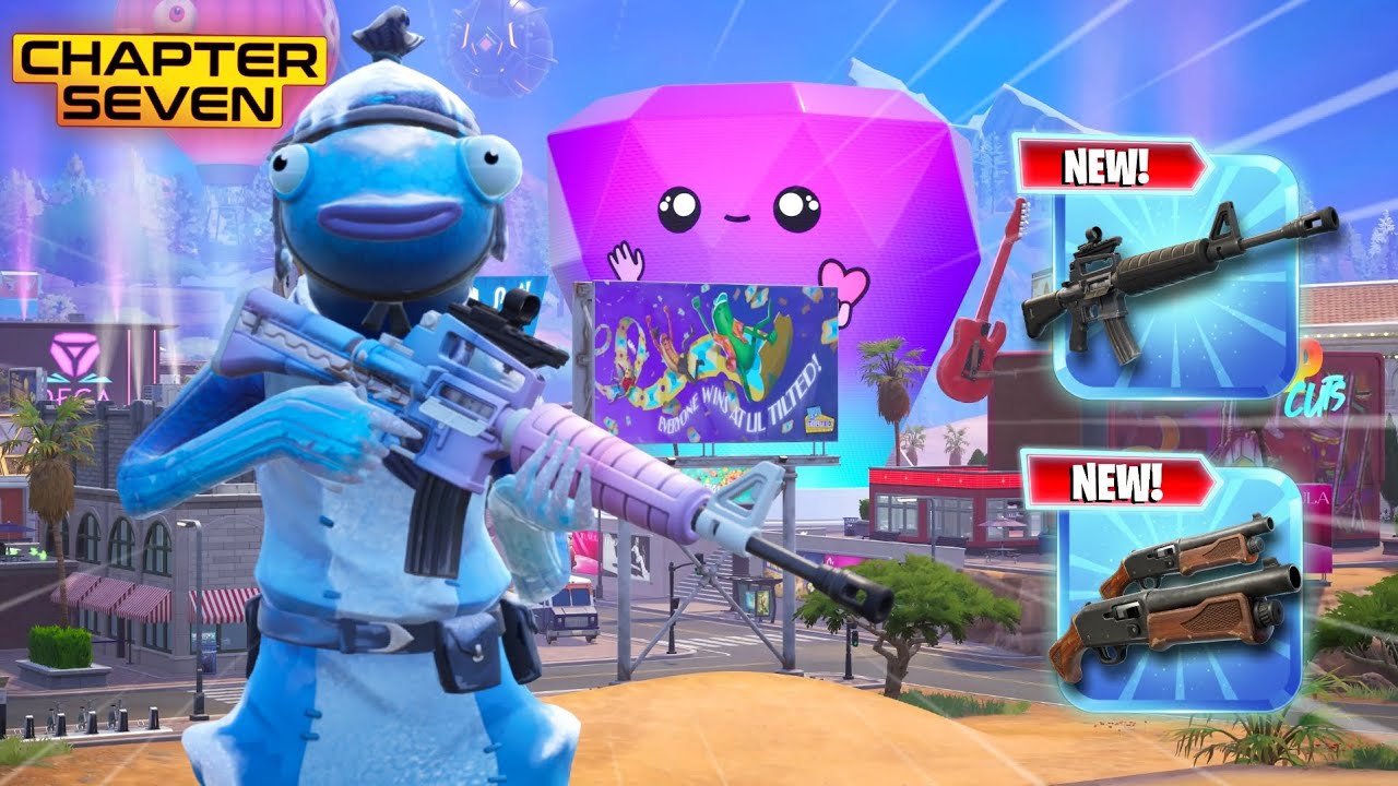 10000 Subscriber Special + OP Boss Mythics! (Fortnite Chapter 7 Season 1)