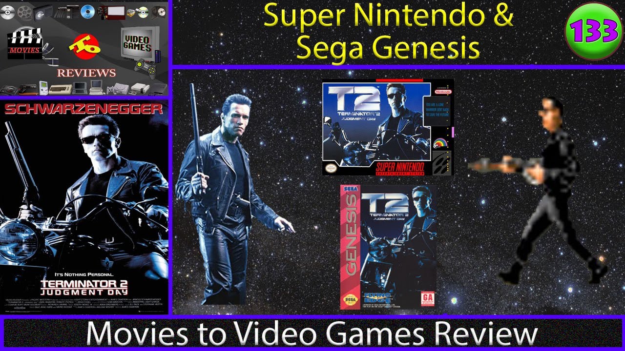 Movies to Video Games Review - Terminator 2: Judgment Day (SNES/GEN)