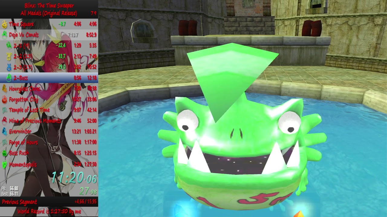 Blinx the Time Sweeper Original Release All Medals Speedrun in 1:25:04 (FWR)