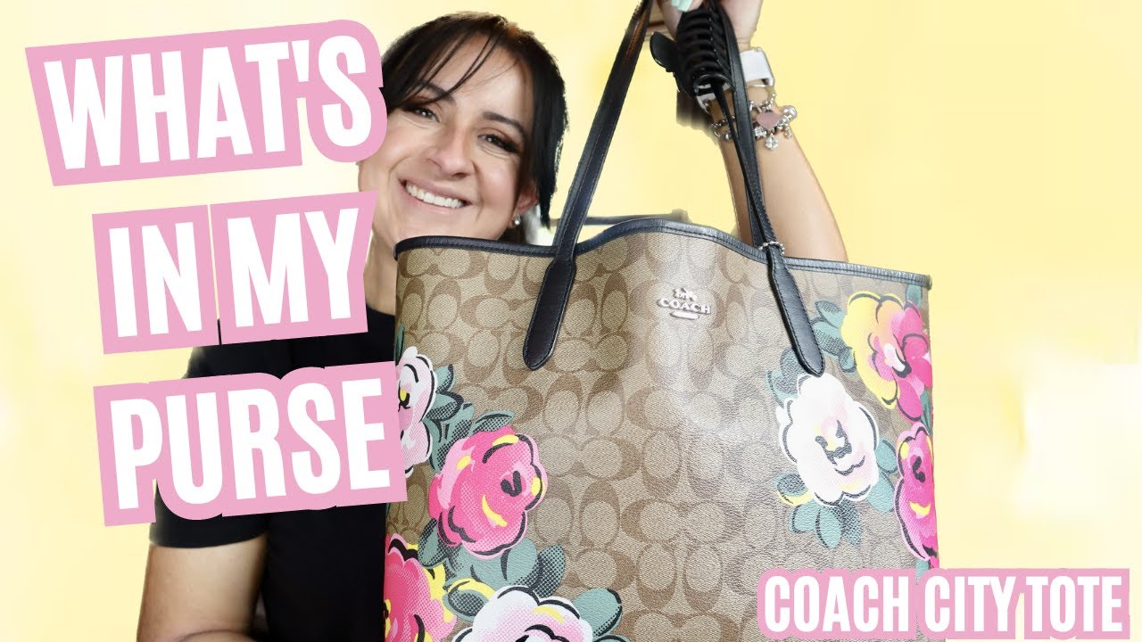 WHAT'S IN MY PURSE | COACH CITY TOTE
