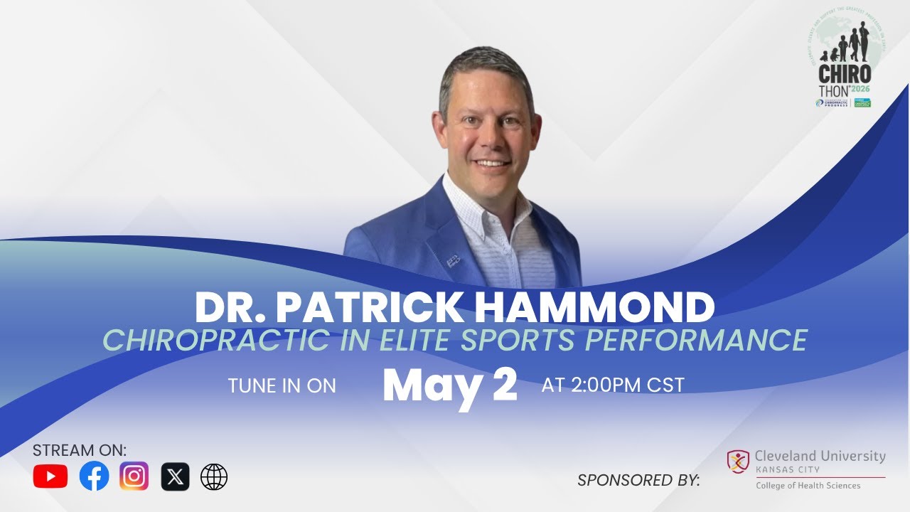 ChiroThon&reg; 2026 - Dr Patrick Hammond Chiropractic in Elite Sports Performance