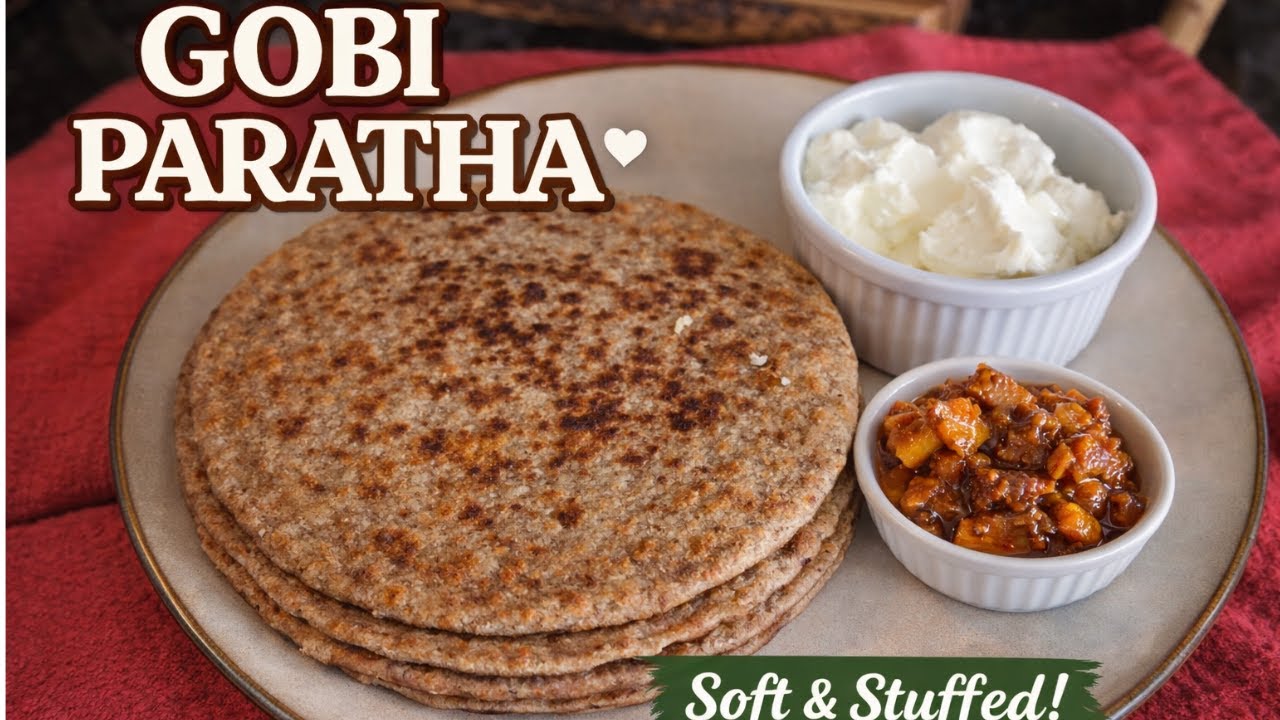 Easy Gobi Paratha Recipe | Cauliflower Stuffed Flatbread for Beginners