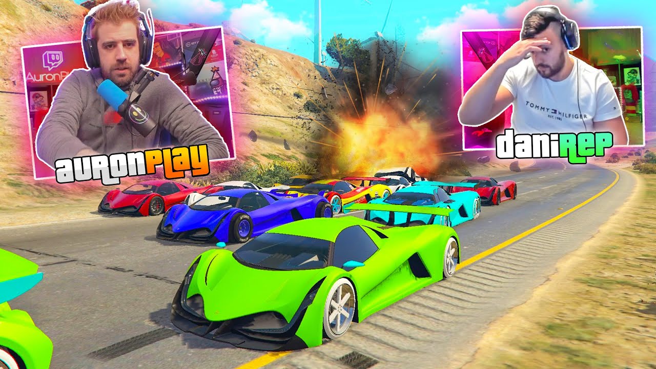 EL ÚLTIMO EXPLOTA CON AURONPLAY Y AMIGOS! QUÉ ESTOY HACIENDO?! - GTA V ONLINE