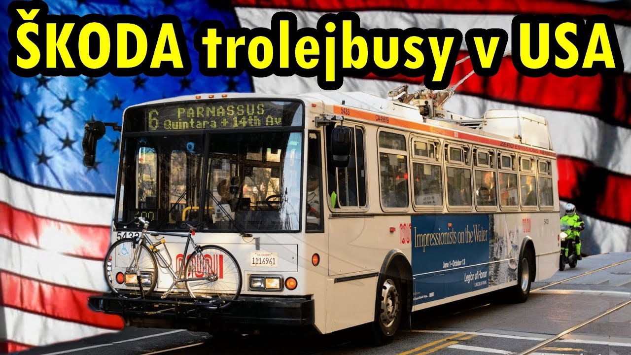ŠKODA trolejbusy v USA / Skoda trolleybuses in USA