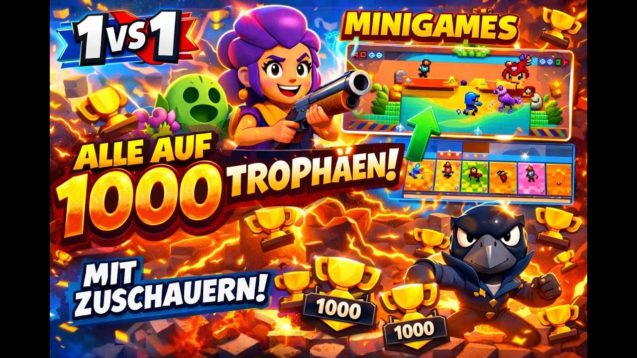 Minigames mit euch! [Brawl Stars Live] #brawlstars