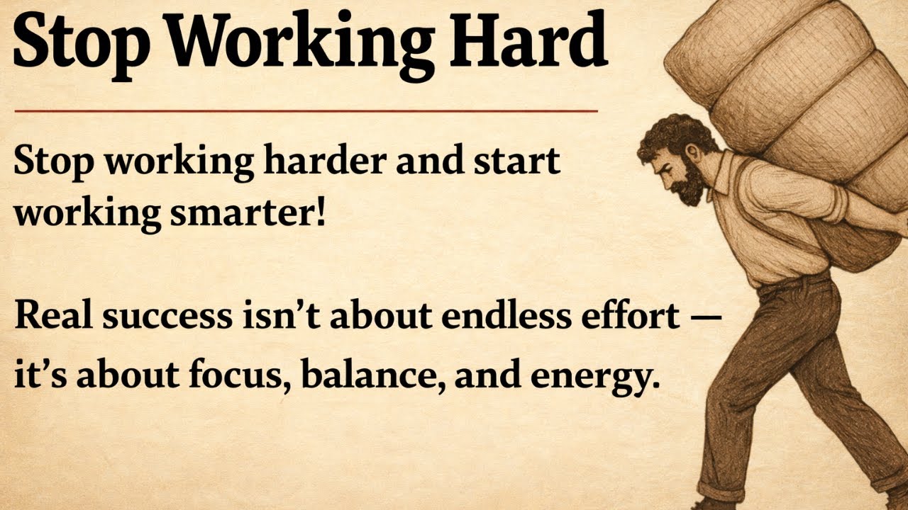 Work Smart, Not Hard: Protect Your Energy & Achieve Real Success 🔥