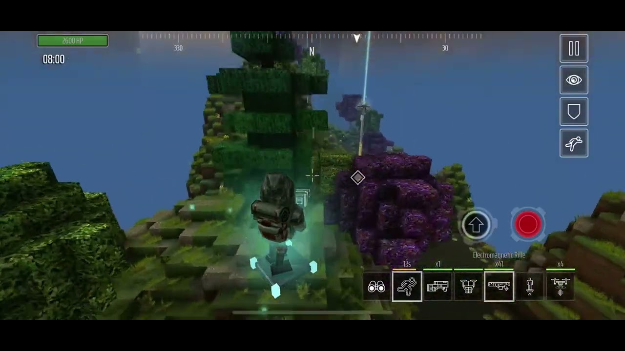 Block Fortress Empires. Underground earth shaker test