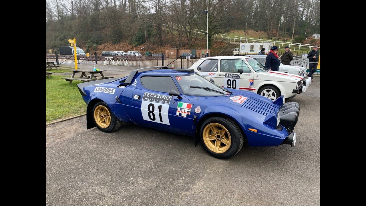 Monte Carlo Historique start at Brooklands - The 1976 Lancia Stratos
