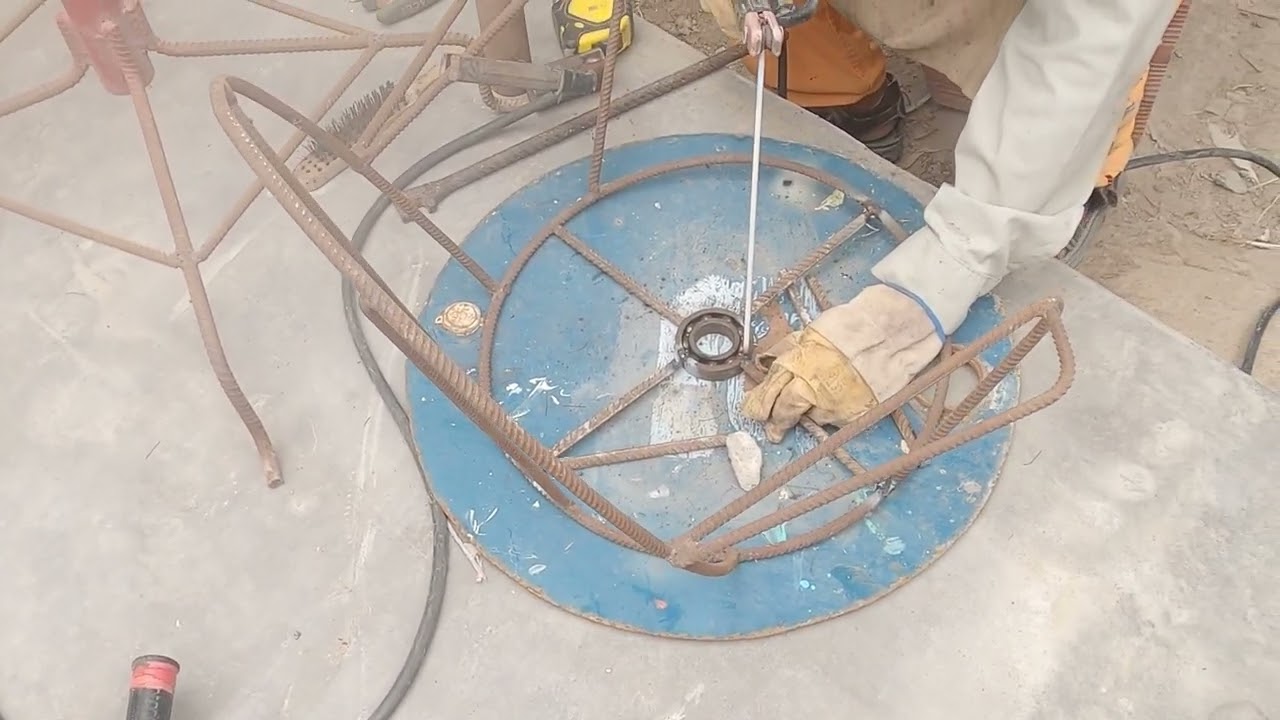 haciendo una silla giratoria con retazos de fierro increíble