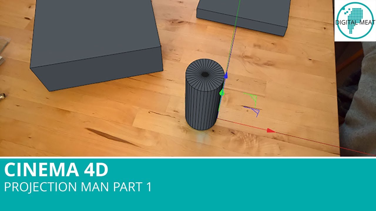 Projection Man In Cinema 4D Part 1: Camera Calibration and Modeling
