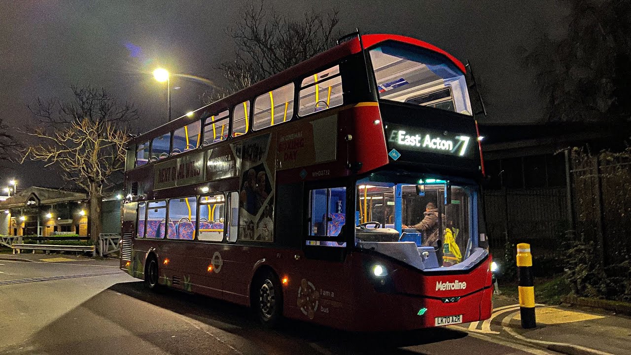 Full Route Visual | London Bus Route 7: East Acton to Oxford Circus