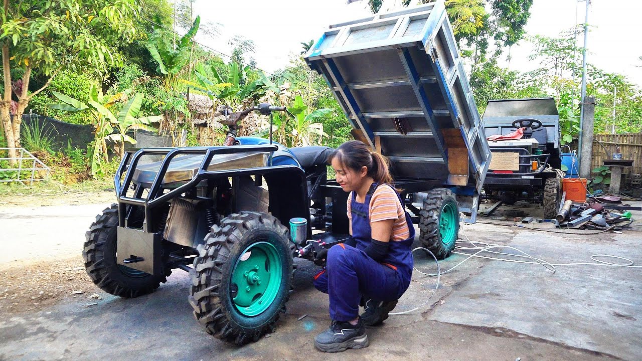 Project to upgrade ATV terrain vehicle from load capacity of 500 kg to 1000 kg, phase 4