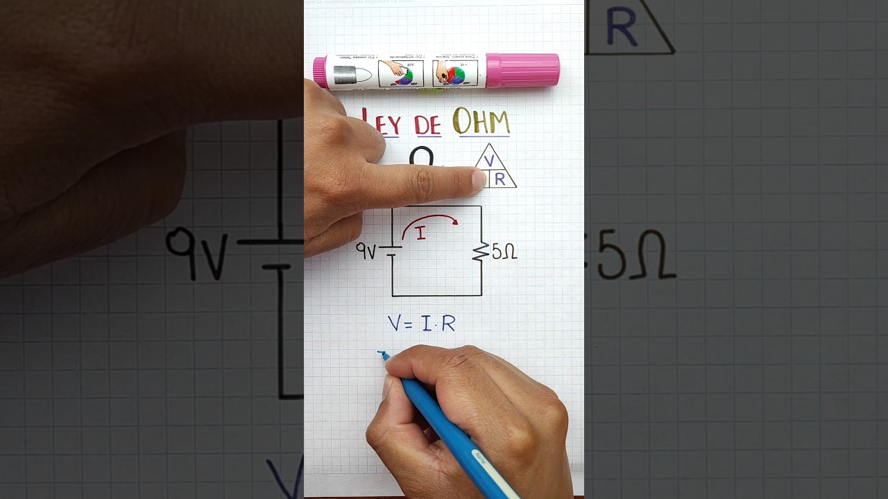 Ley de Ohm 🤓✌️ #ingedarwin #electronica