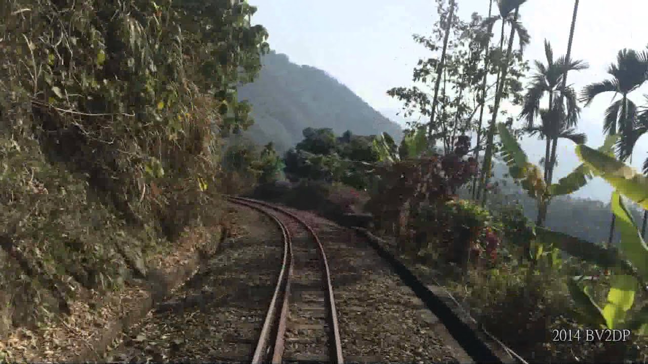 2014.1阿里山森林鐵路復駛首航列車 嘉義 - 奮起湖 路程景 8倍速度 縮時攝影