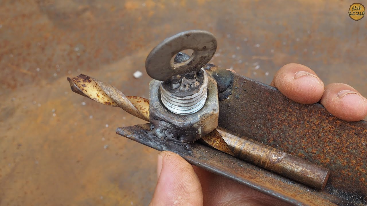 إليك الطريقه الصحيحه لسن ريش المثقاب الفولاذي بطريقة ابداعية = How to Hand Sharpen a Twist Drill