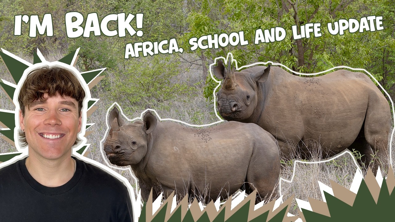 I'm back! Africa, School and Life update
