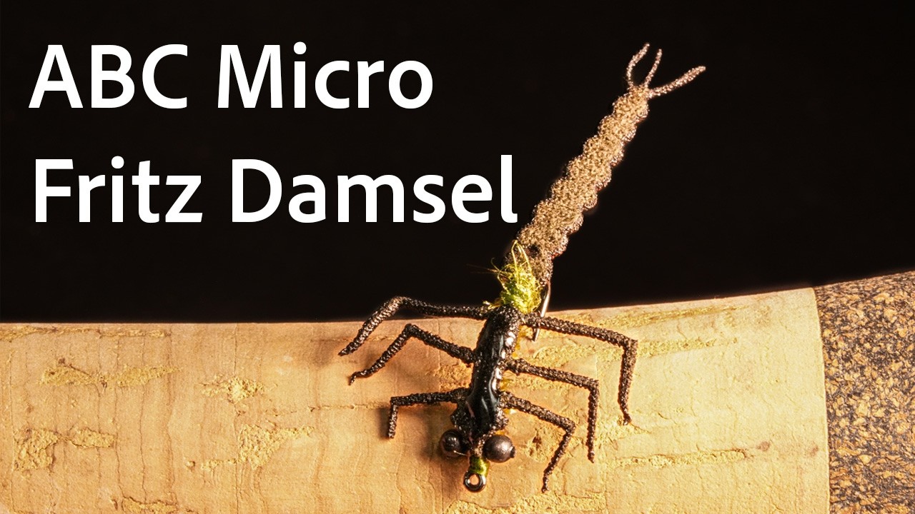 Как связать мушку ABC Micro Fritz Damsel | Урок по вязанию мушек