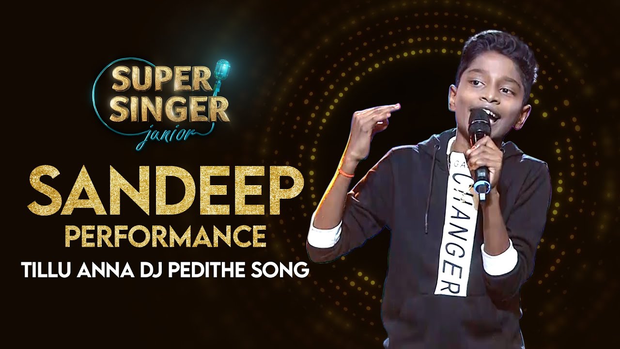 Sundeep’s #DJTillu Song Performance was just Dhinkchak | Super Singer Junior | StarMaa