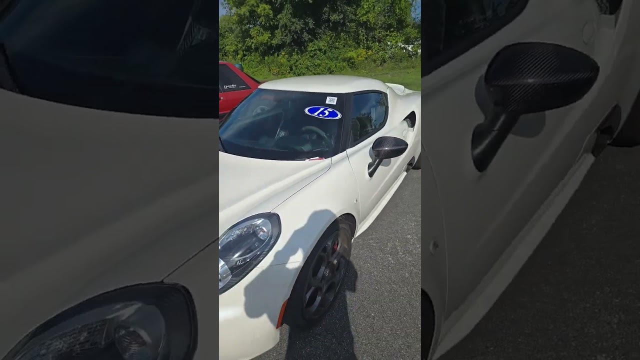 Alpha 4C at Cars and Coffee Westchester
