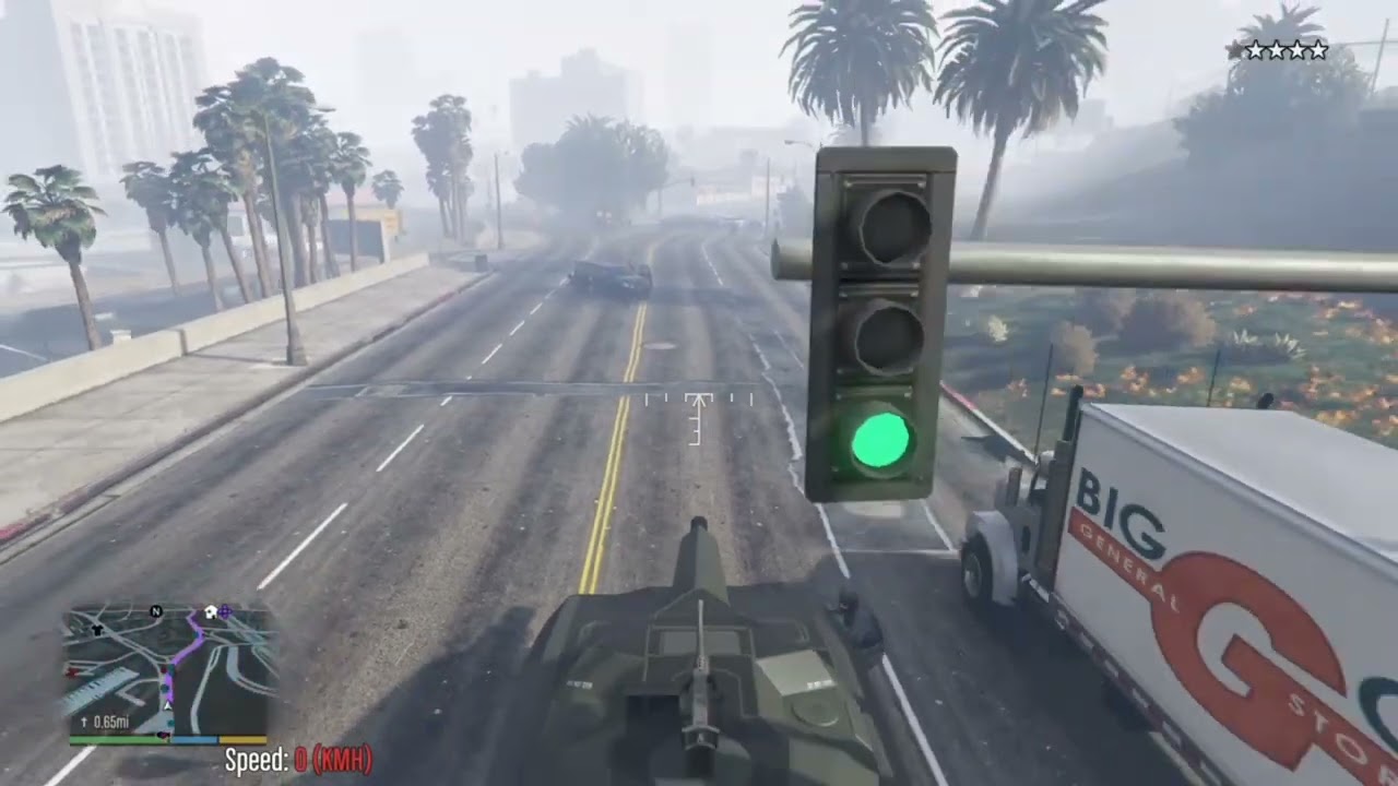 Ngerusuh di GTA 5 mod pakai tank