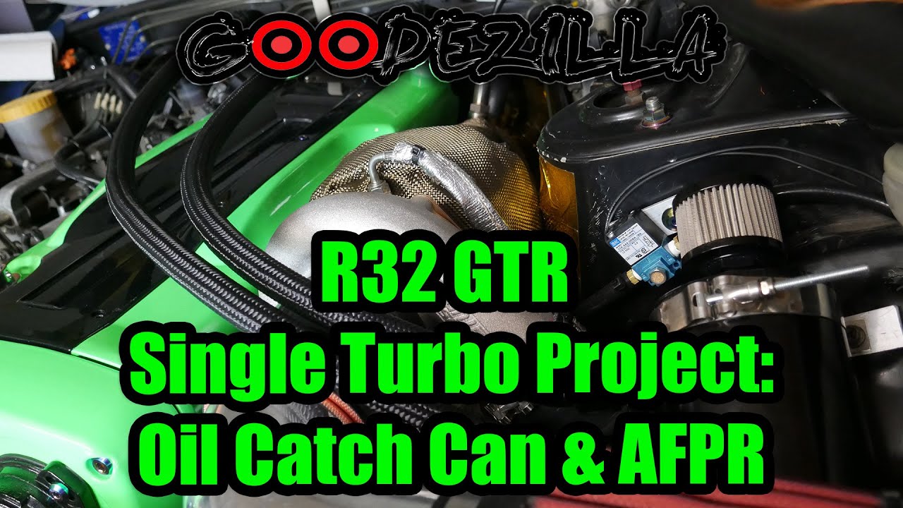 R32 Skyline GTR Single Turbo Project Episode 10 - Oil Catch Can and AFPR Install