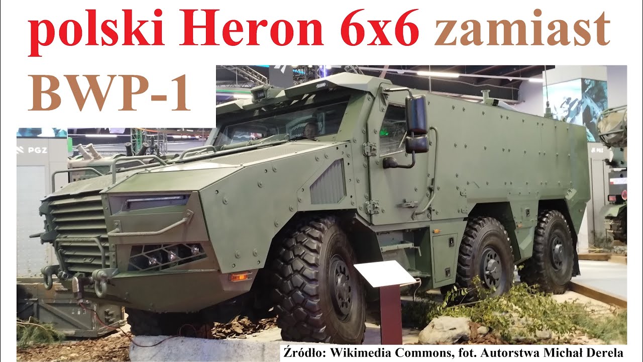 polski Heron 6x6 zamiast BWP-1