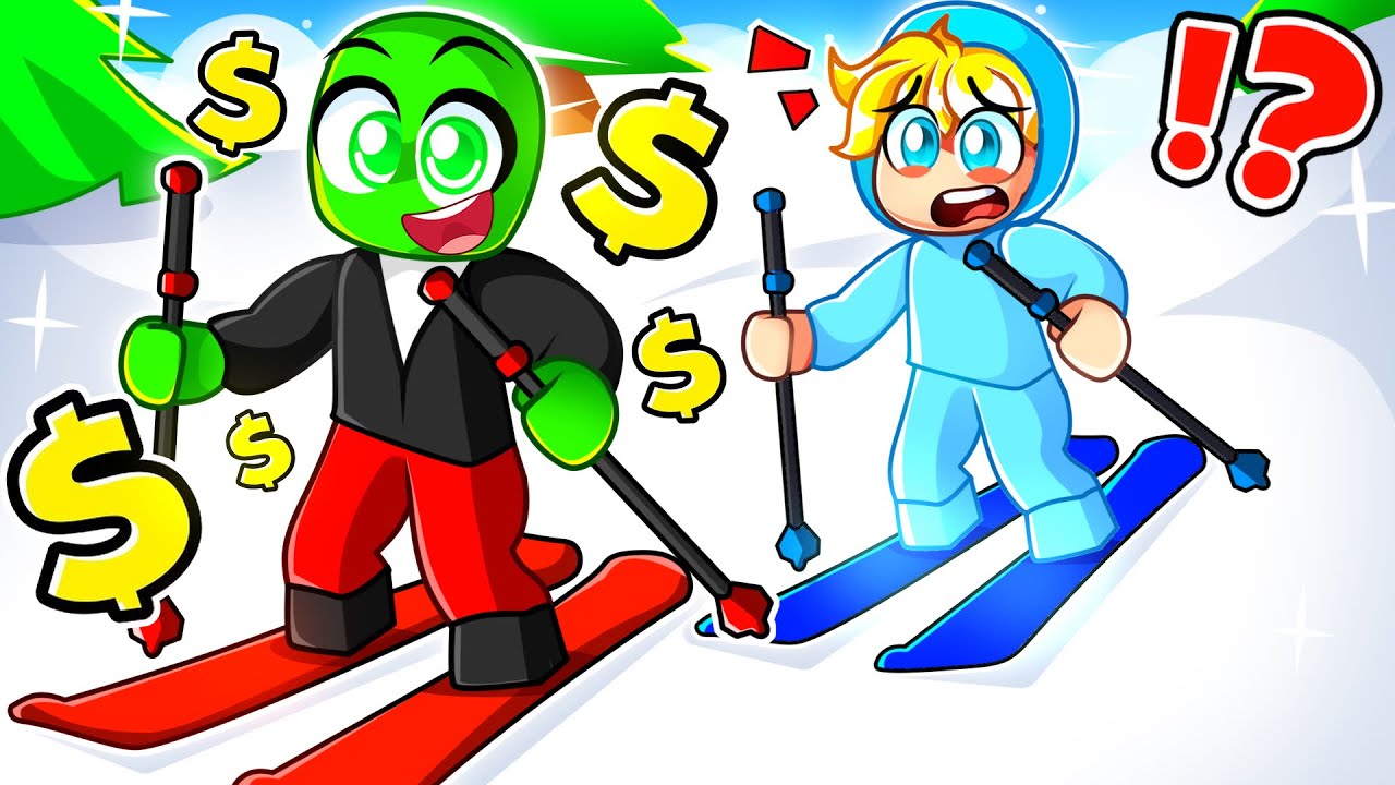 NASZ PIERWSZY RAZ NA NARTACH w Roblox!